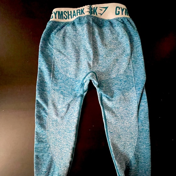 BLUE GYM SHARK LEGGINGS - Picture 3 of 6